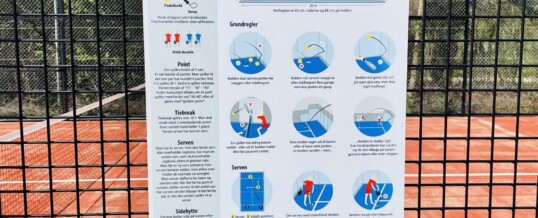 Sådan booker du padelbaner i Tennis Club Odense